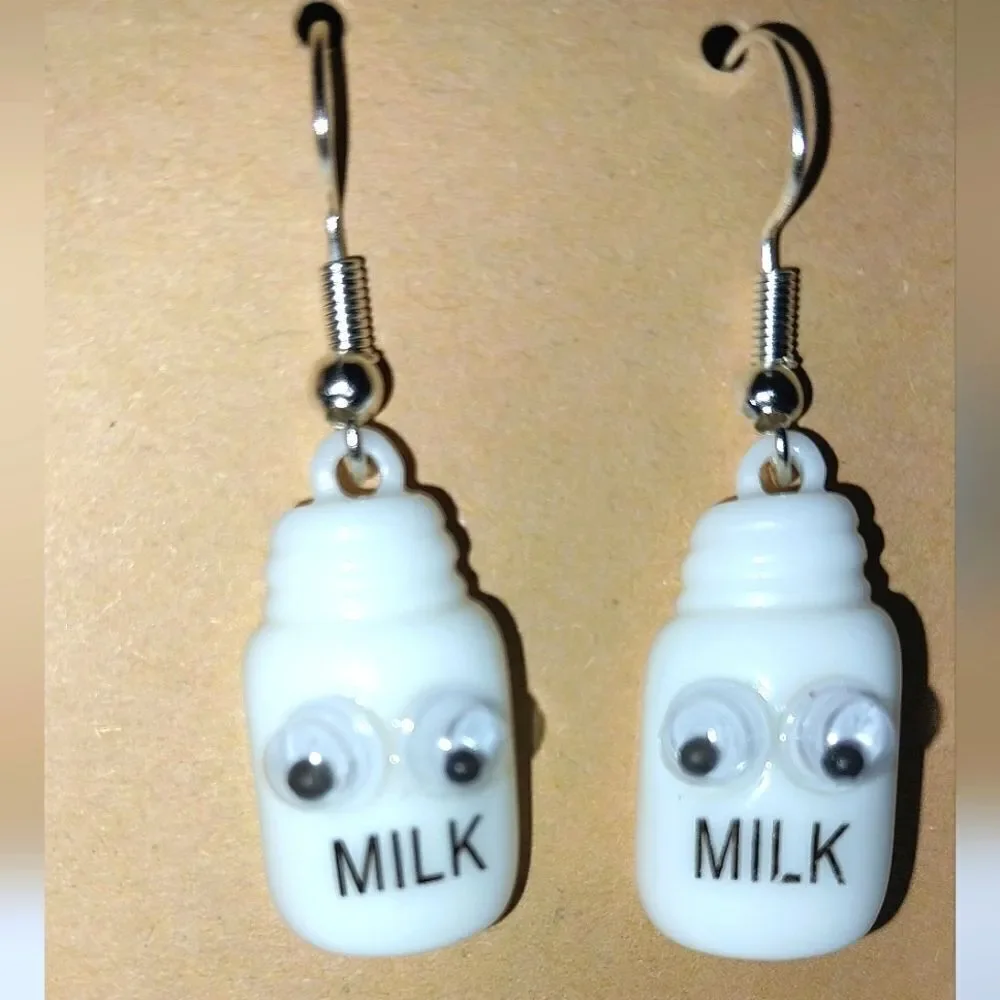 Super cute milk earrings For Adults And Kids - Picture 7 of 7